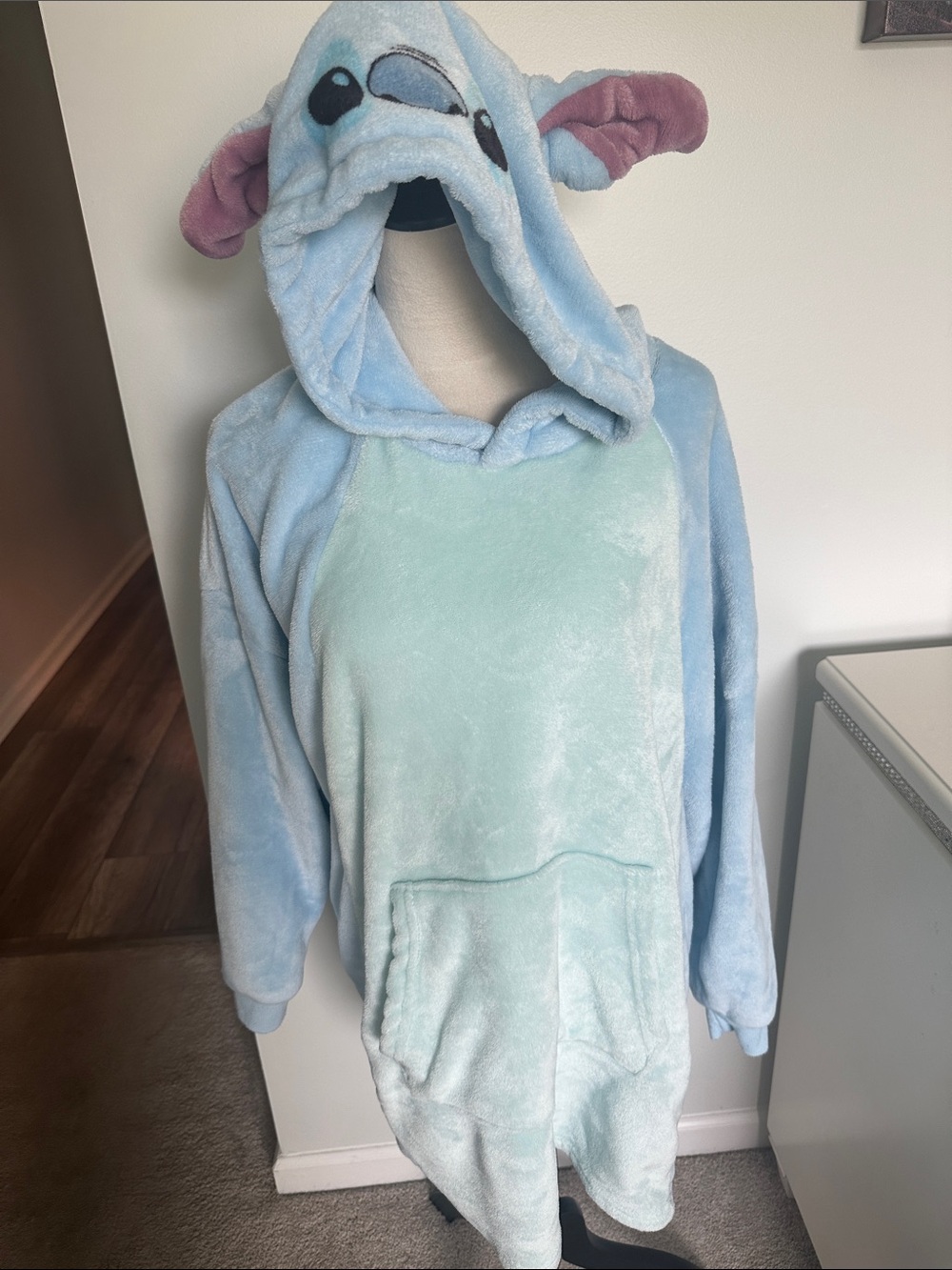 Disney Stitch Plush Hooded Snuggie